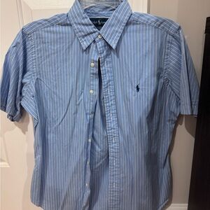 Ralph Lauren Blue Casual Button Down Shirt